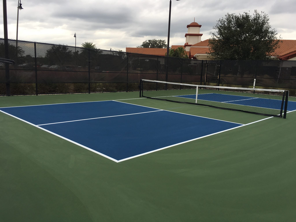 Pickleball courts at Del b Orlando Davenport, FL