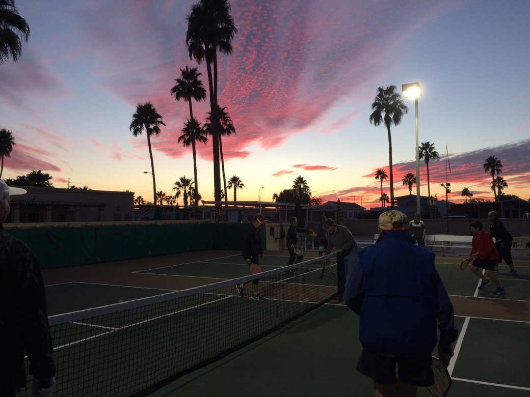 Pickleball courts at Superstition Mountain Resort Apache Junction, AZ