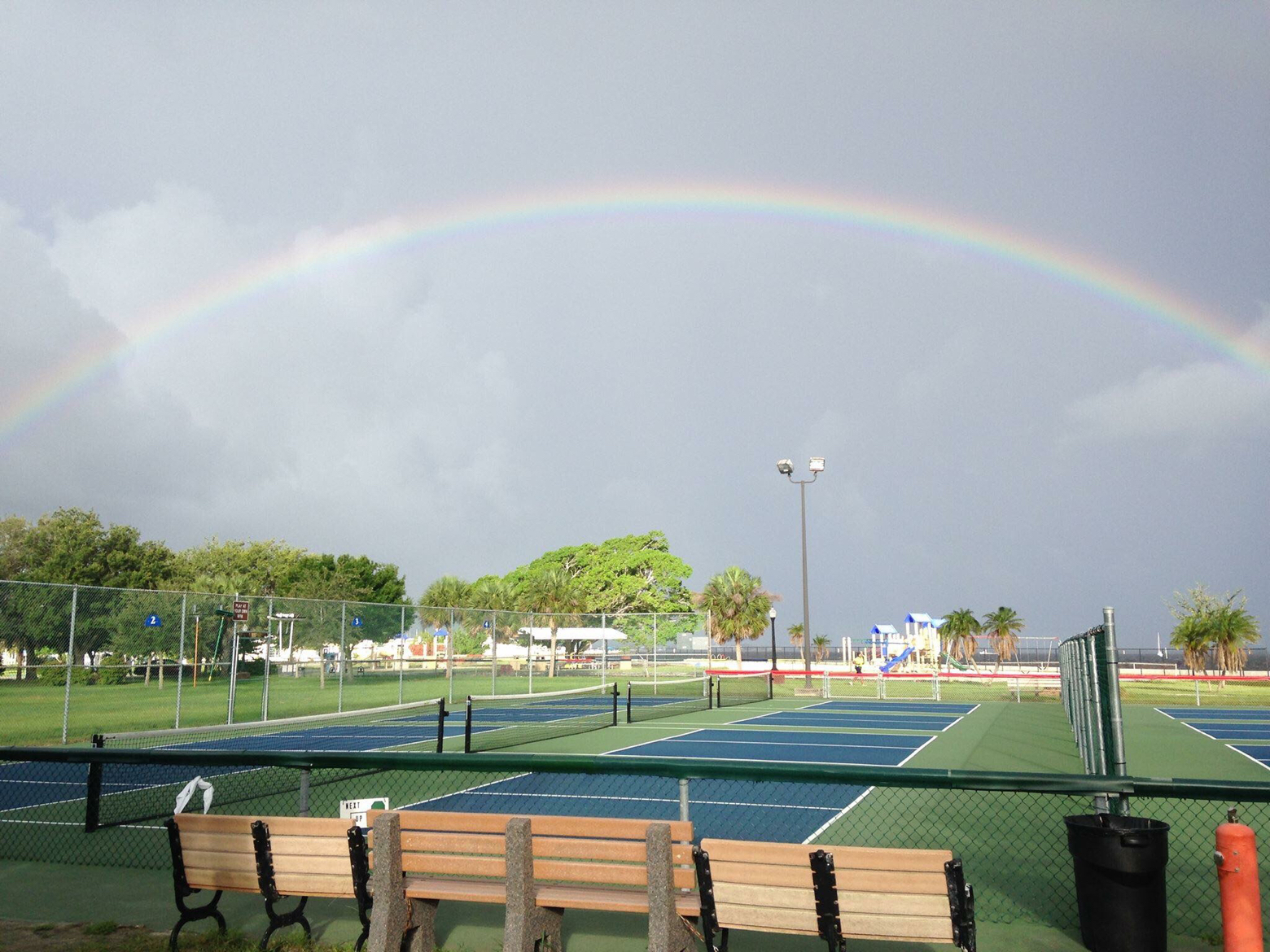 Pickleball courts at Gilchrist Park Punta Gorda FL