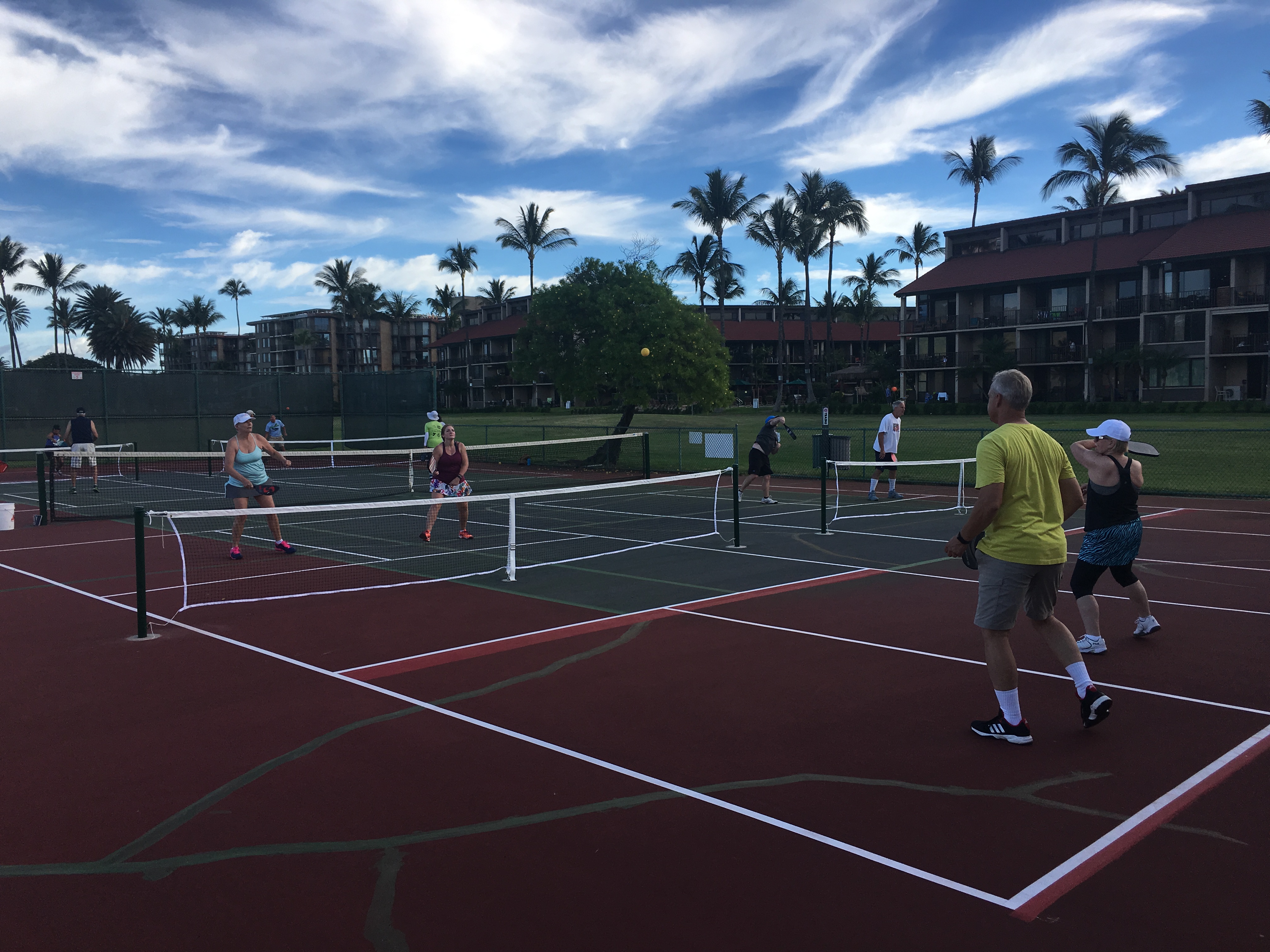 Pickleball courts at (Maui) Waipuilani Park Kihei, HI
