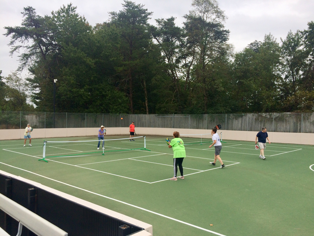 Pickleball courts at Potomac Community Recreation Center - Potomac, MD