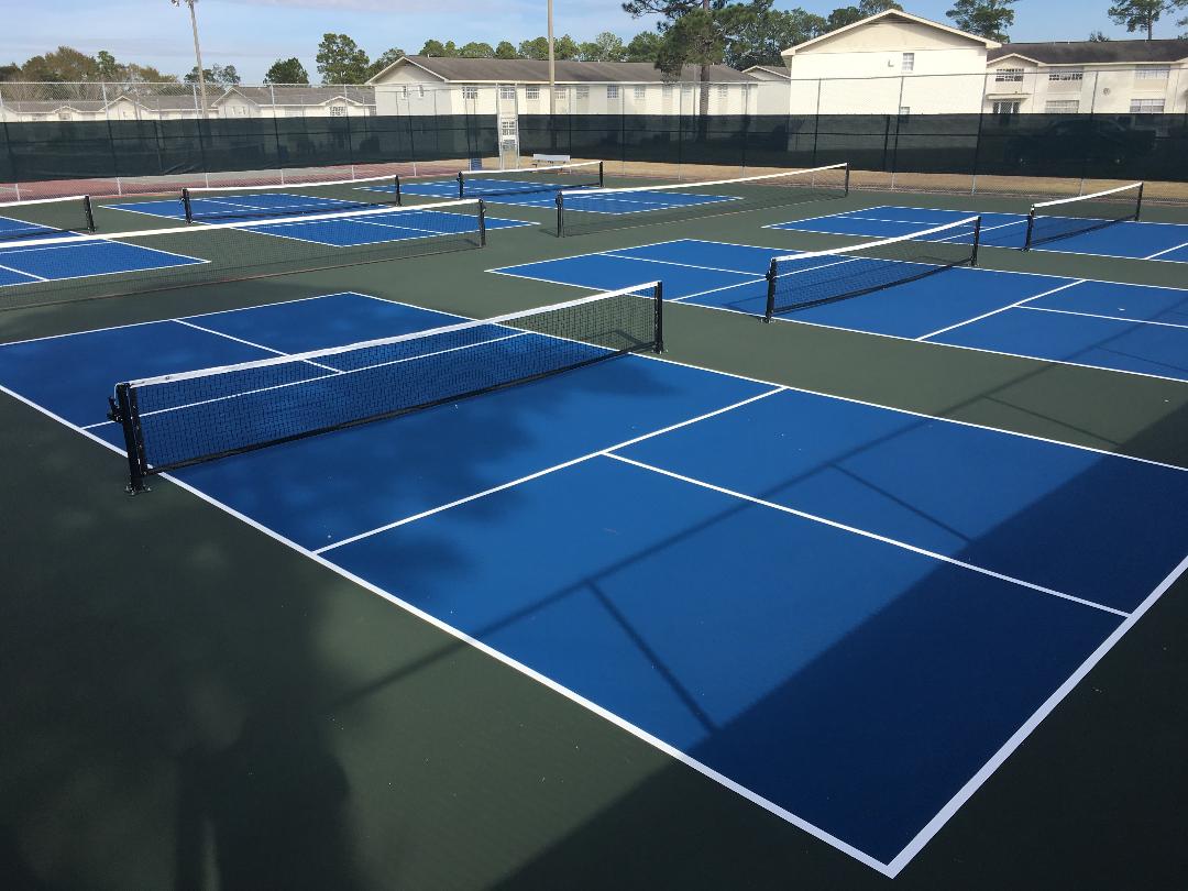 Pickleball courts at Popp's Ferry Recreation Complex Biloxi, MS