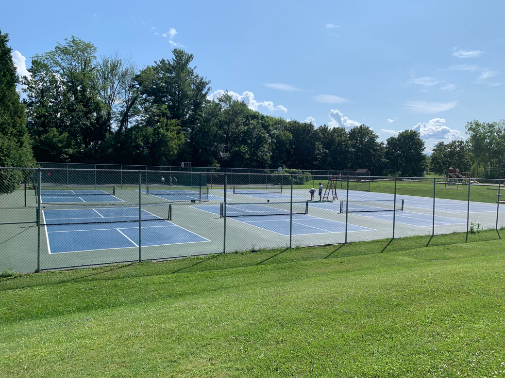 Pickleball courts at Cascade Street Park Essex Junction, VT