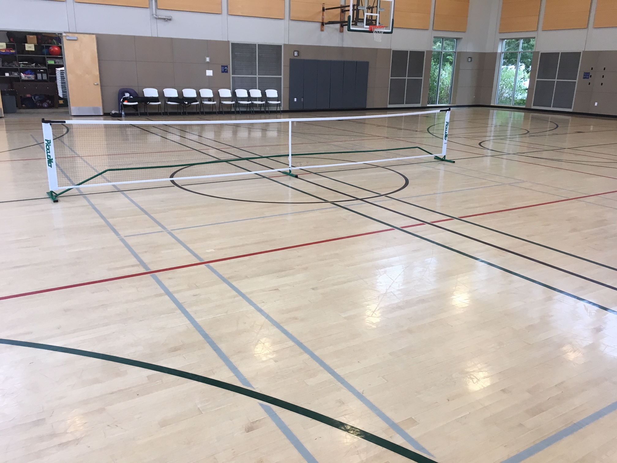 Pickleball courts at Les Gove Park Gymnasium Auburn, WA