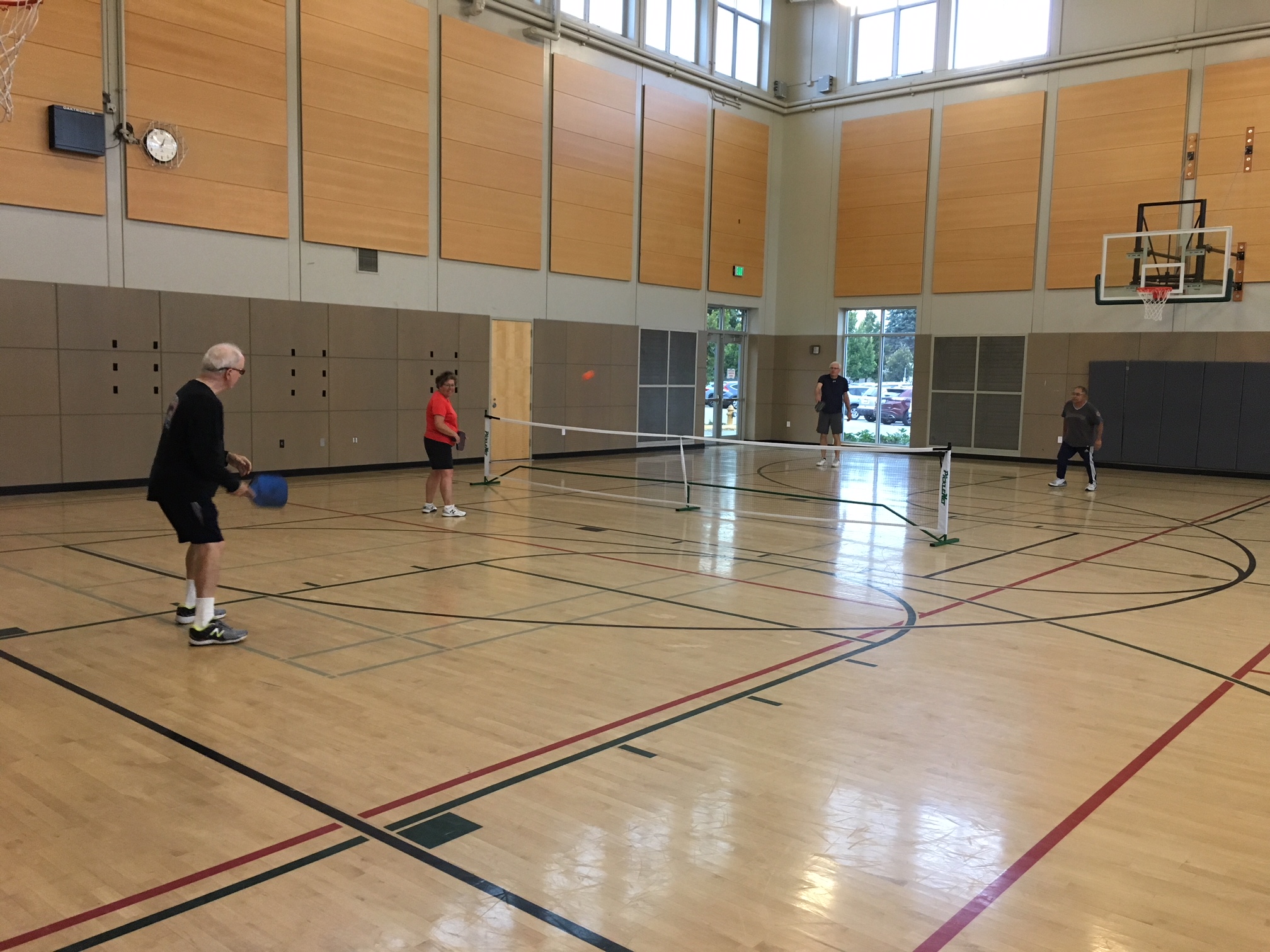 Pickleball courts at Les Gove Park Gymnasium Auburn, WA