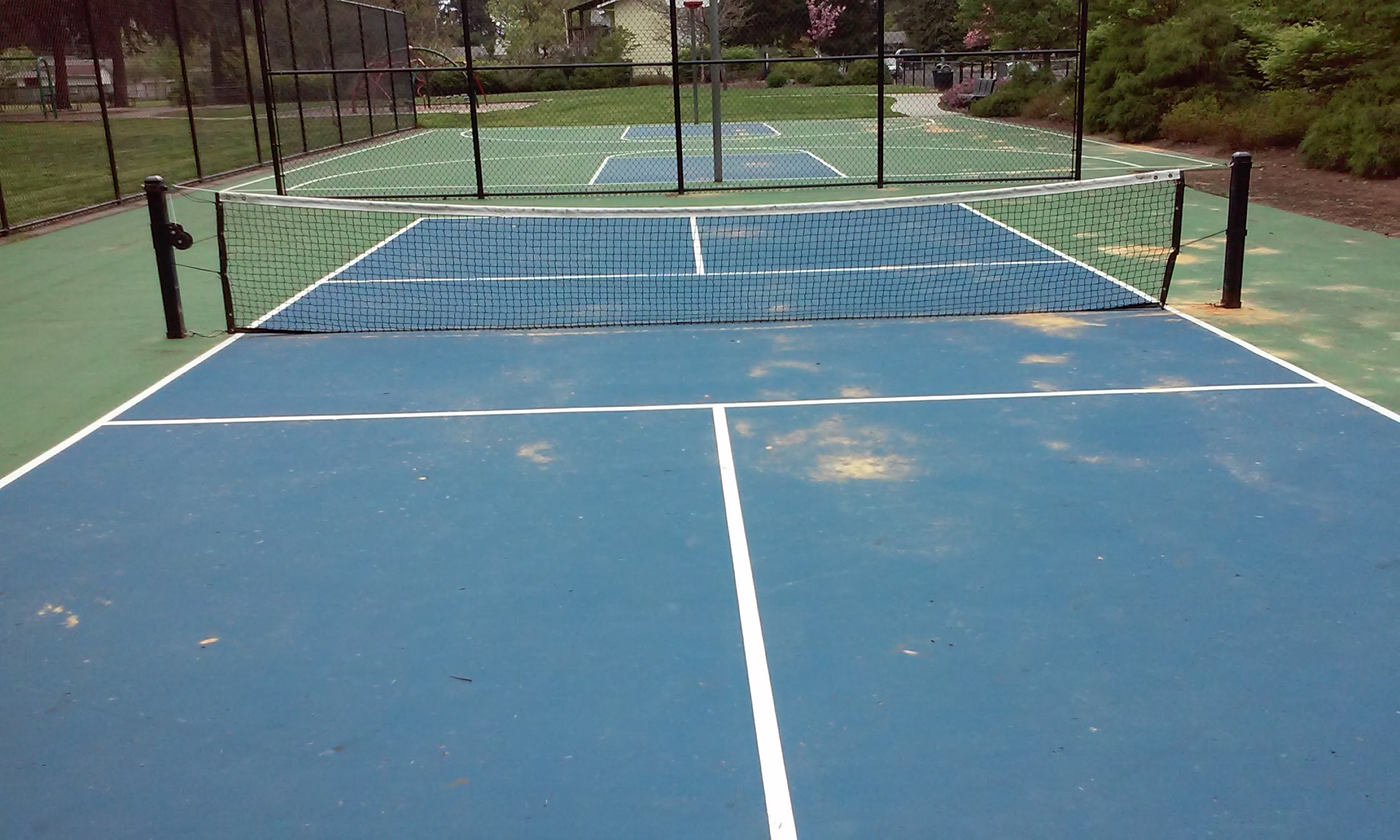 Pickleball courts at Shaughnessy Park Auburn, WA
