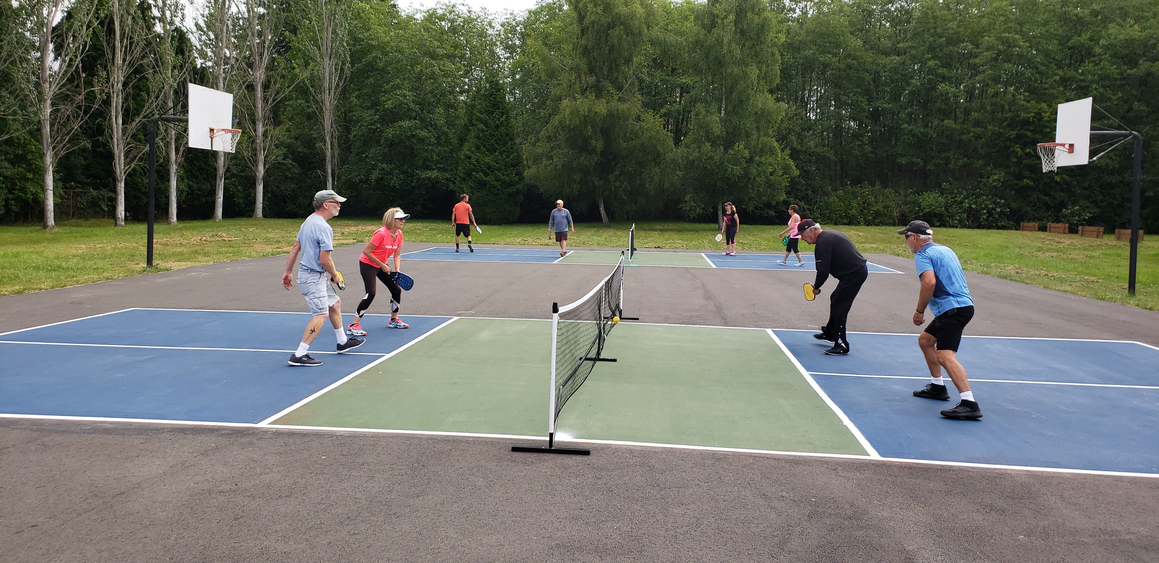 Pickleball courts at Birch Bay Activity Center Bay Horizon Park