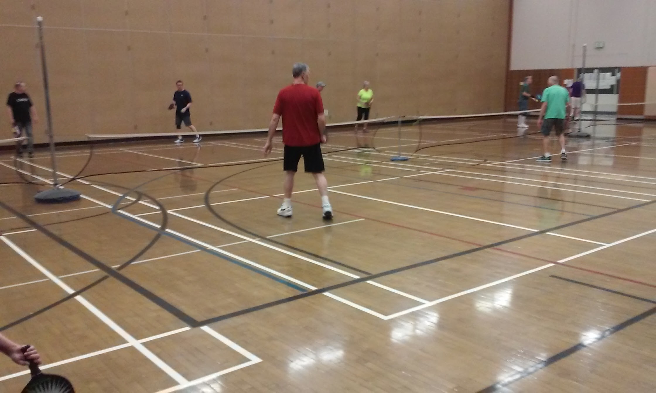 Pickleball courts at Kent Commons Kent, WA