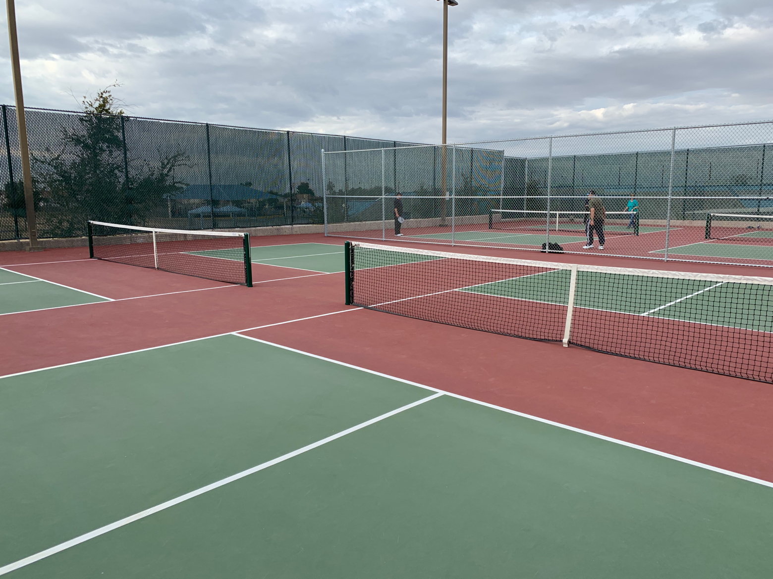 Pickleball courts at Black Mountain Recreation Center Pickleball Courts