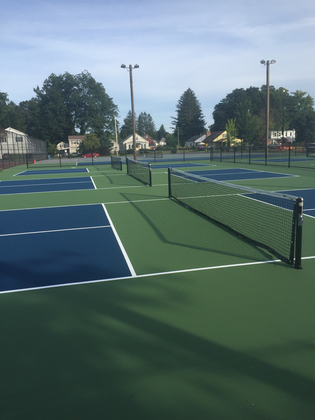 Pickleball courts at Municipal Park Westfield , MA