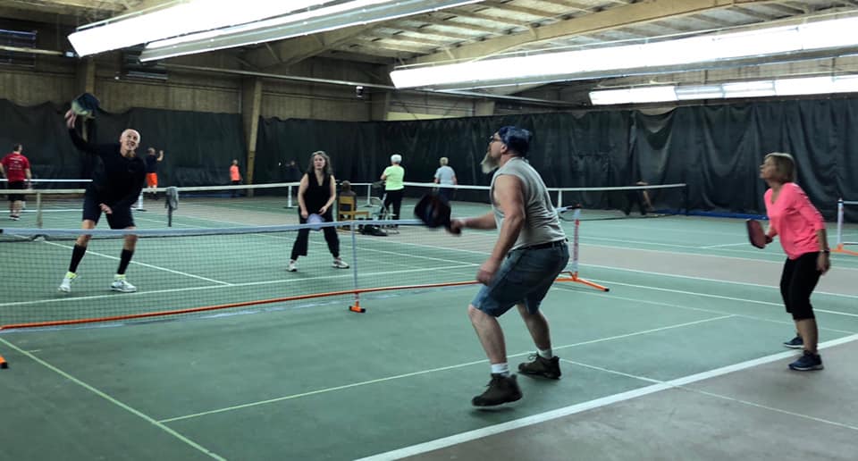 Pickleball courts at Ellensburg Racquet & Recreation Center (ERRC