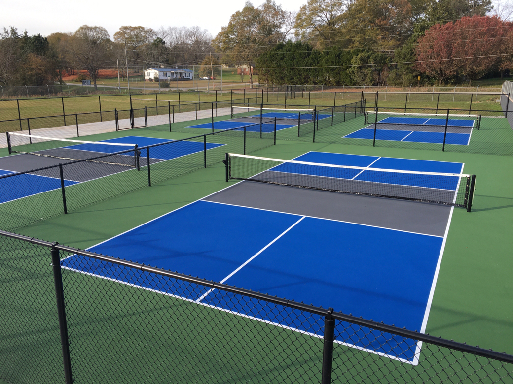 Pickleball courts at Bell Family YMCA Hartwell, Ga