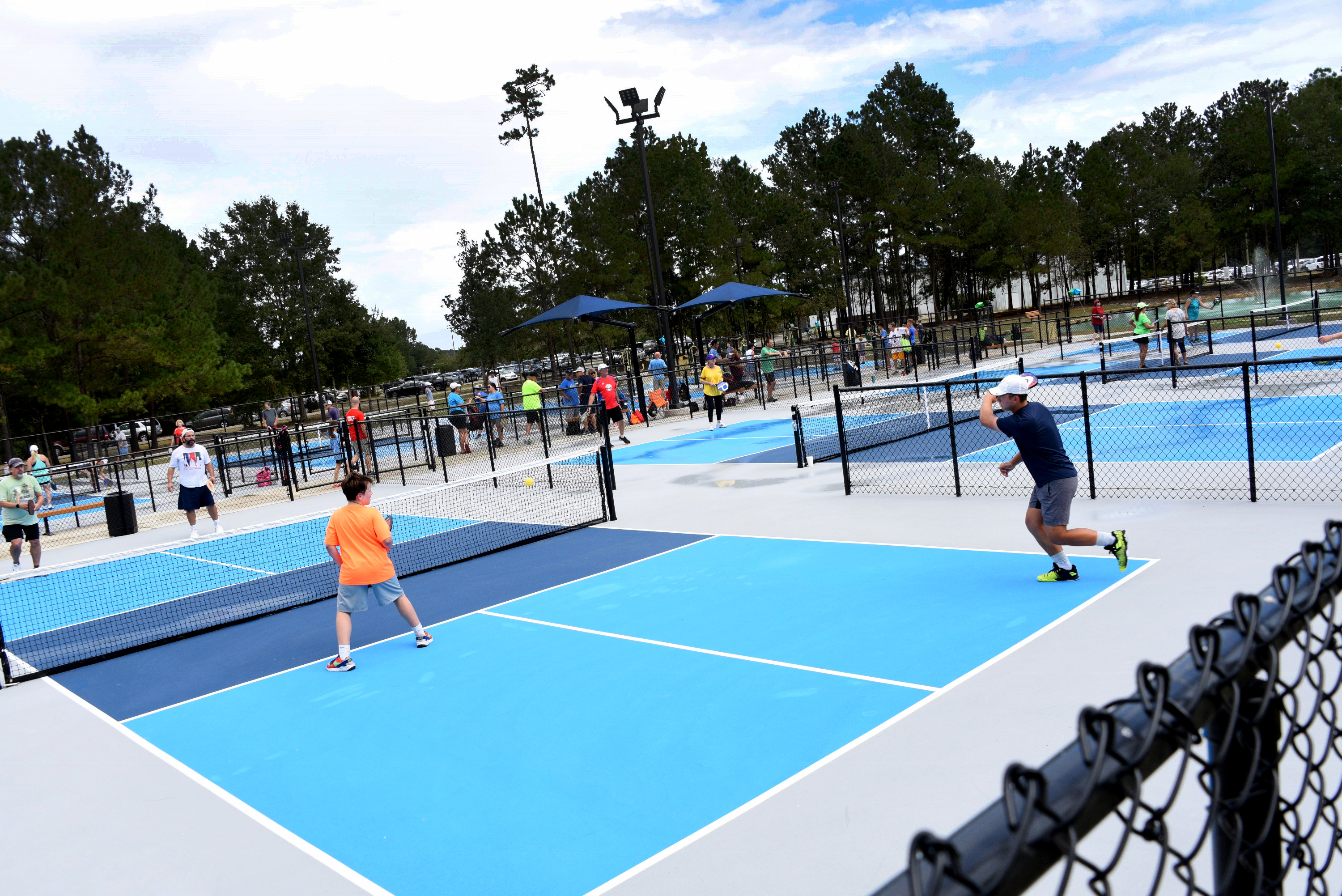 Pickleball courts at Pelican Park - Mandeville , LA