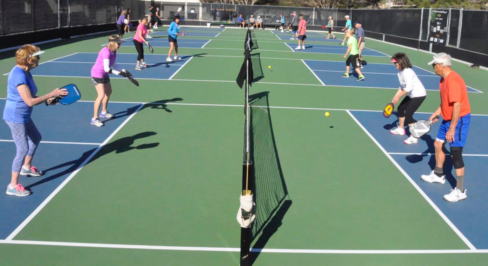 Pickleball courts at Centennial Park Paso Robles, CA
