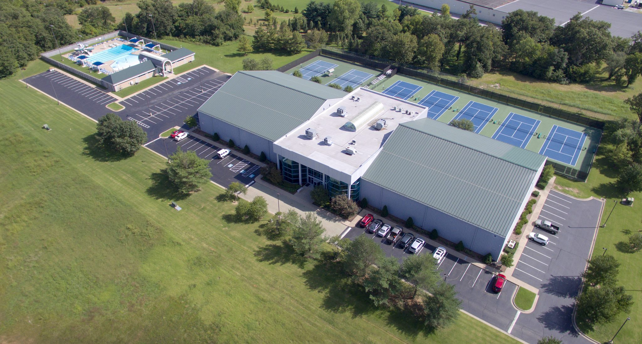 Pickleball courts at Millennium Family Fitness Joplin, Missouri