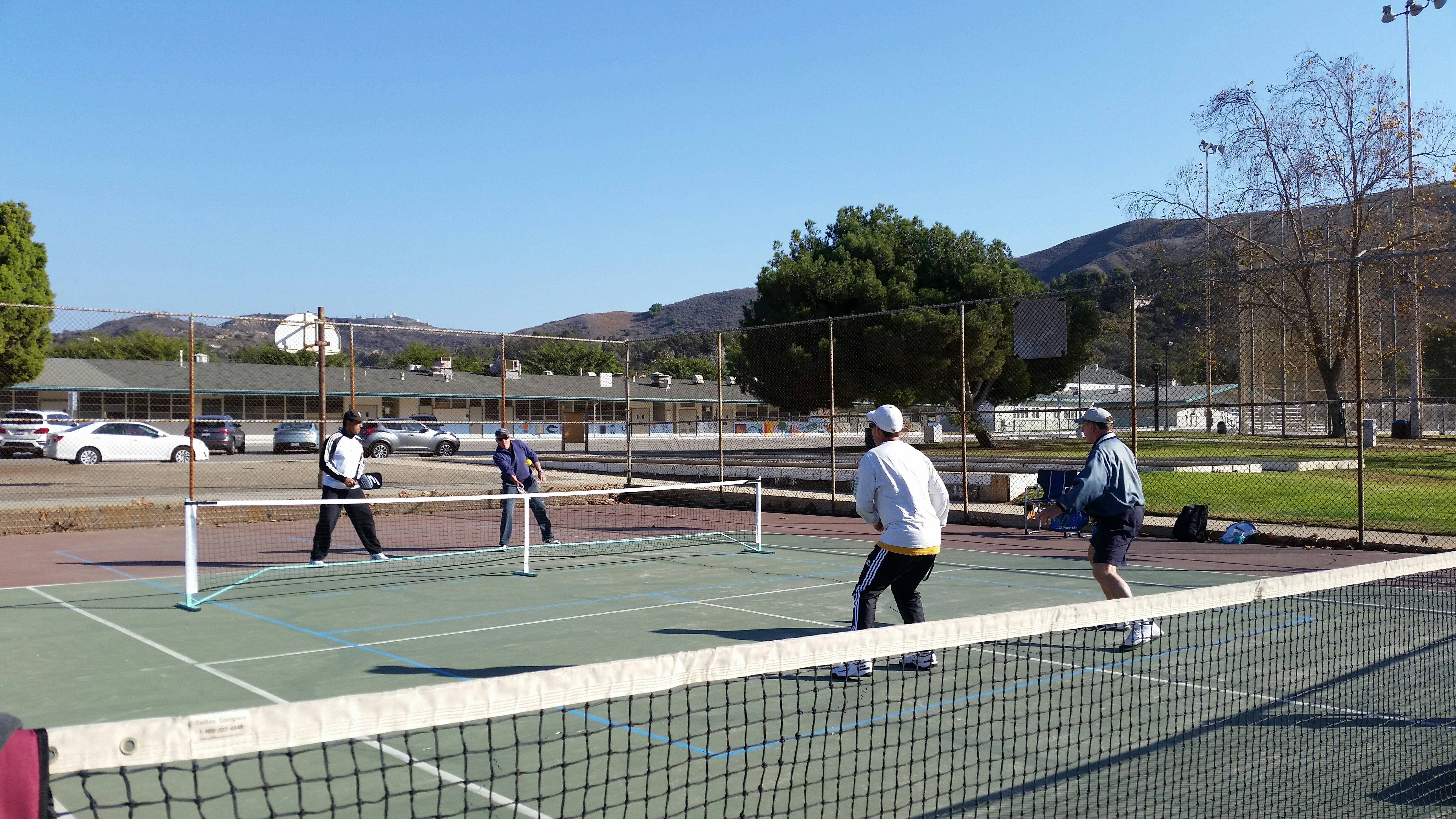 Pickleball courts at Harry A. Lyon Park San Buenaventura (Ventura), CA