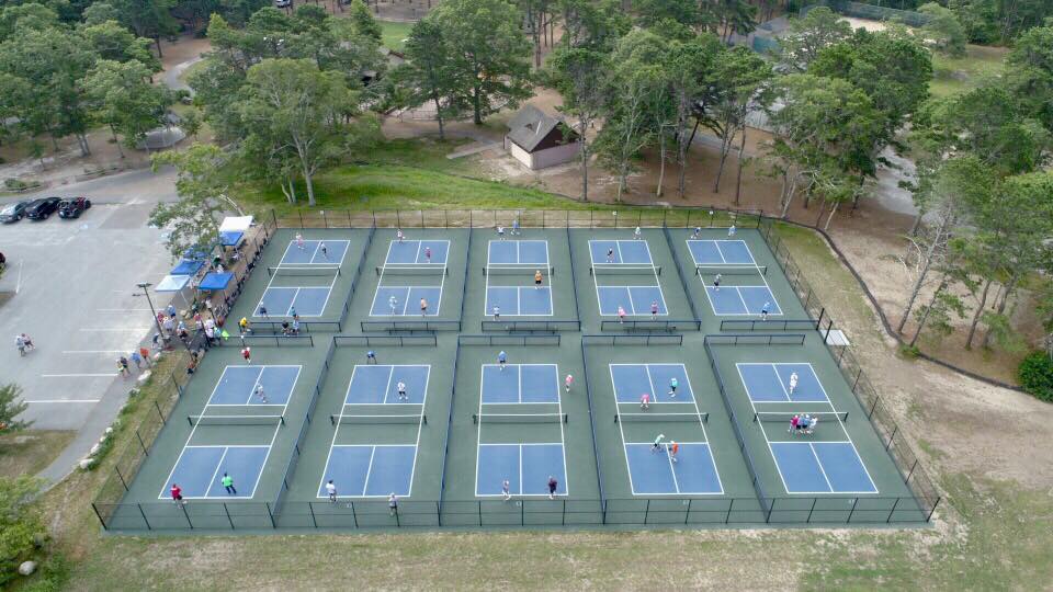 Pickleball courts at Flax Pond Recreation Area South Yarmouth, MA