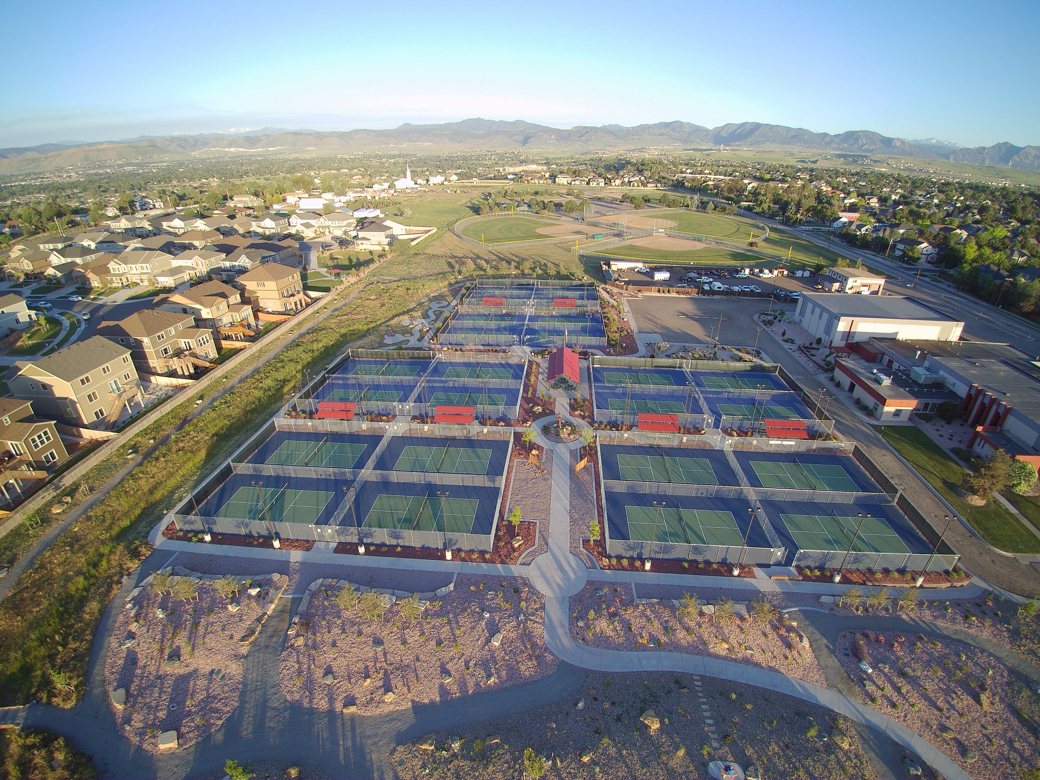 Pickleball courts at Apex Simms Street Center Arvada CO