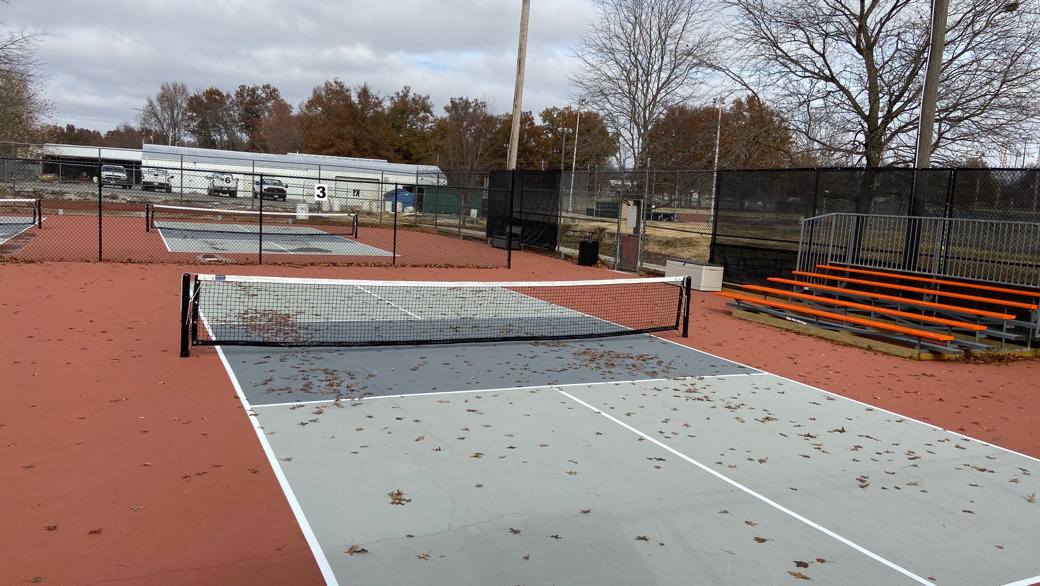 Pickleball courts at Black Diamond Pickleball Complex Marion, IL