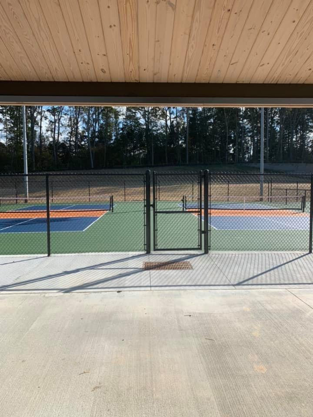 Pickleball courts at Field Day Park Lake Wylie, SC